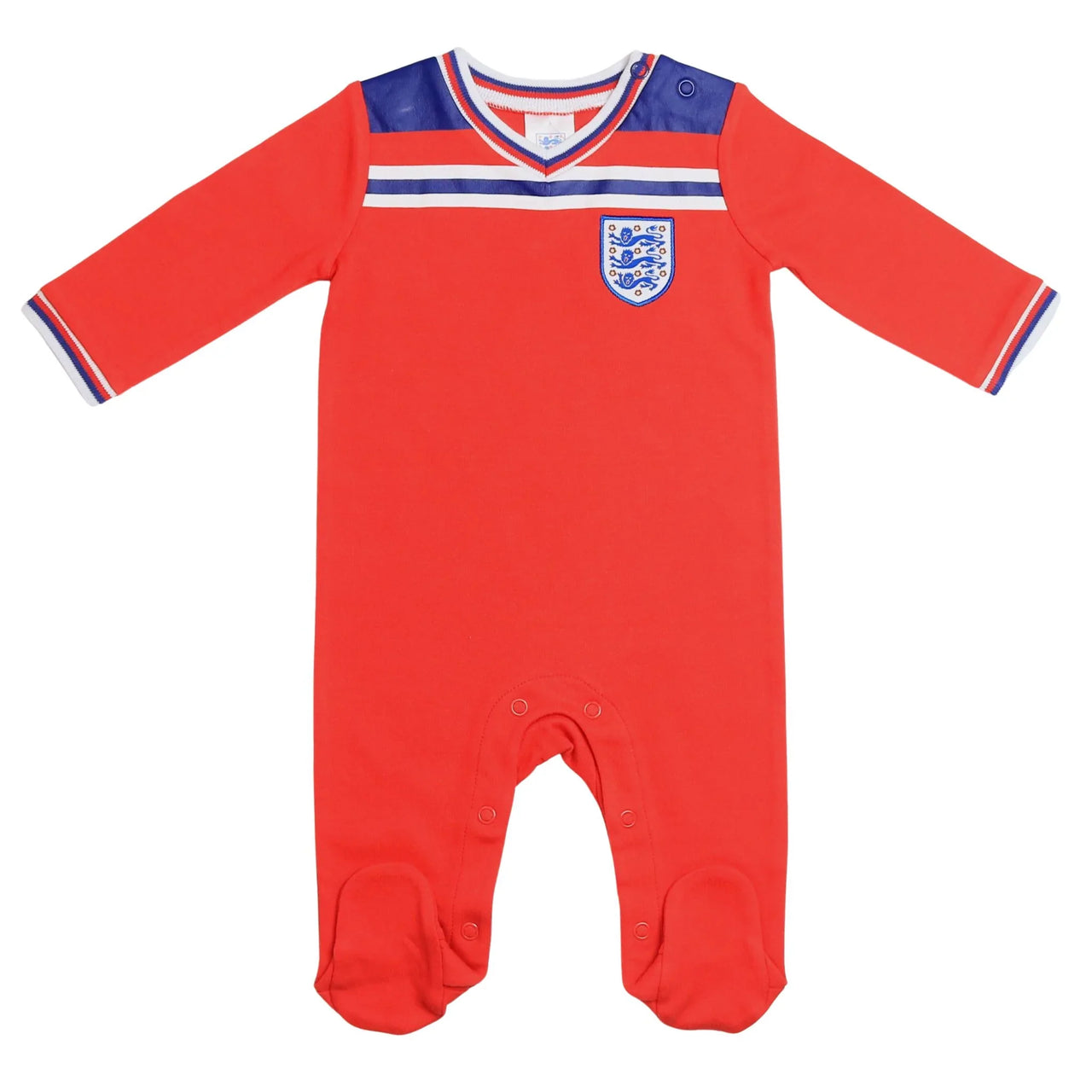 England Football 1982 World Cup Retro Away Baby Sleepsuit