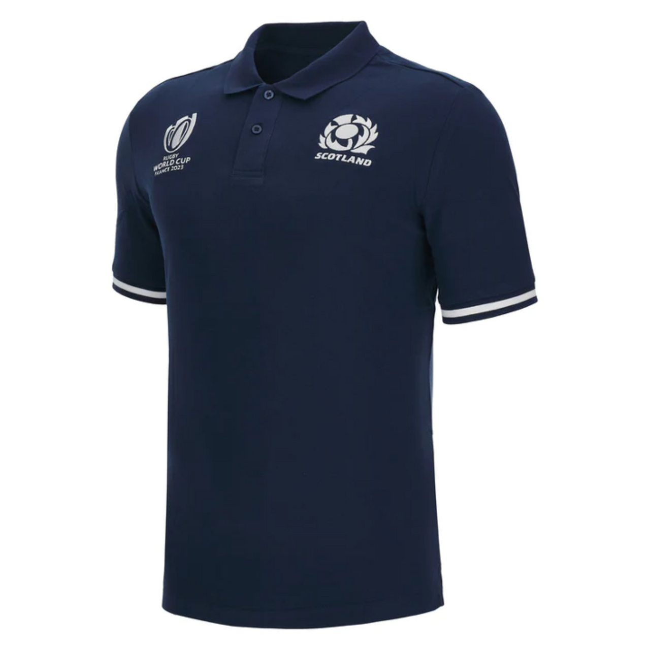 Macron Scotland Rugby World Cup 2023 Kids Polo Shirt