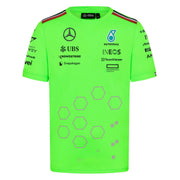 Mercedes AMG Petronas F1 Men's Set Up T-Shirt | Volt Green | 2024