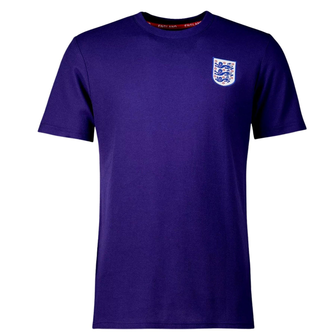 England Football Men's Small Crest Pique T-Shirt | Navy