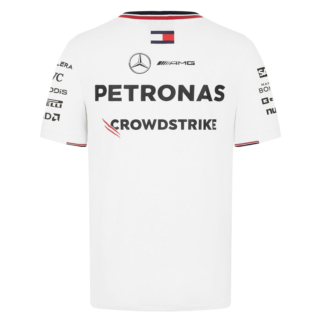 Mercedes AMG Petronas F1 Men's Team Driver T-Shirt | White | 2024
