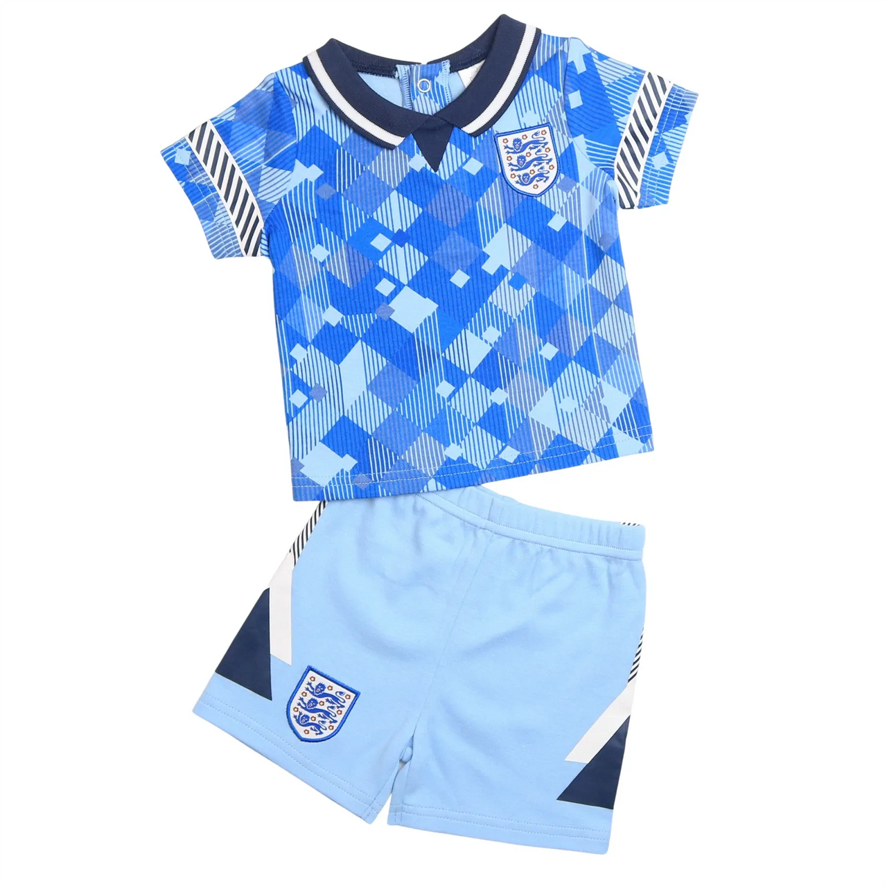 England Football 1990 World Cup Retro Third Kit Baby T-Shirt & Shorts Set