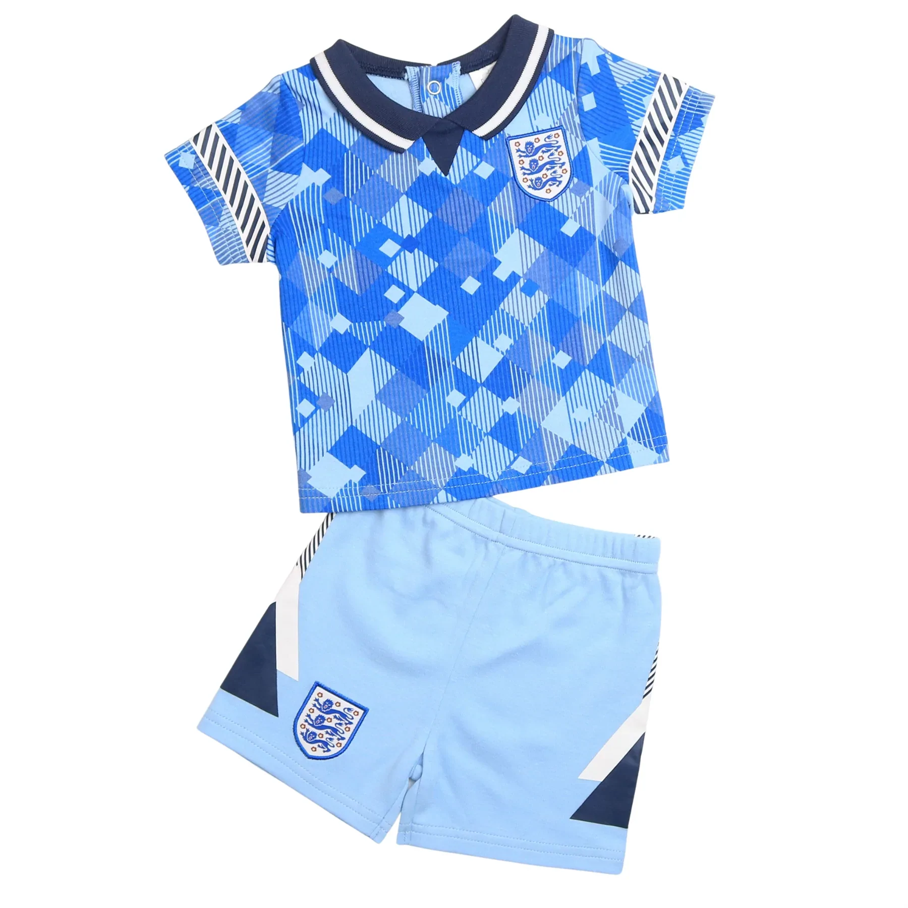 England Football 1990 World Cup Retro Third Kit Baby T-Shirt & Shorts Set