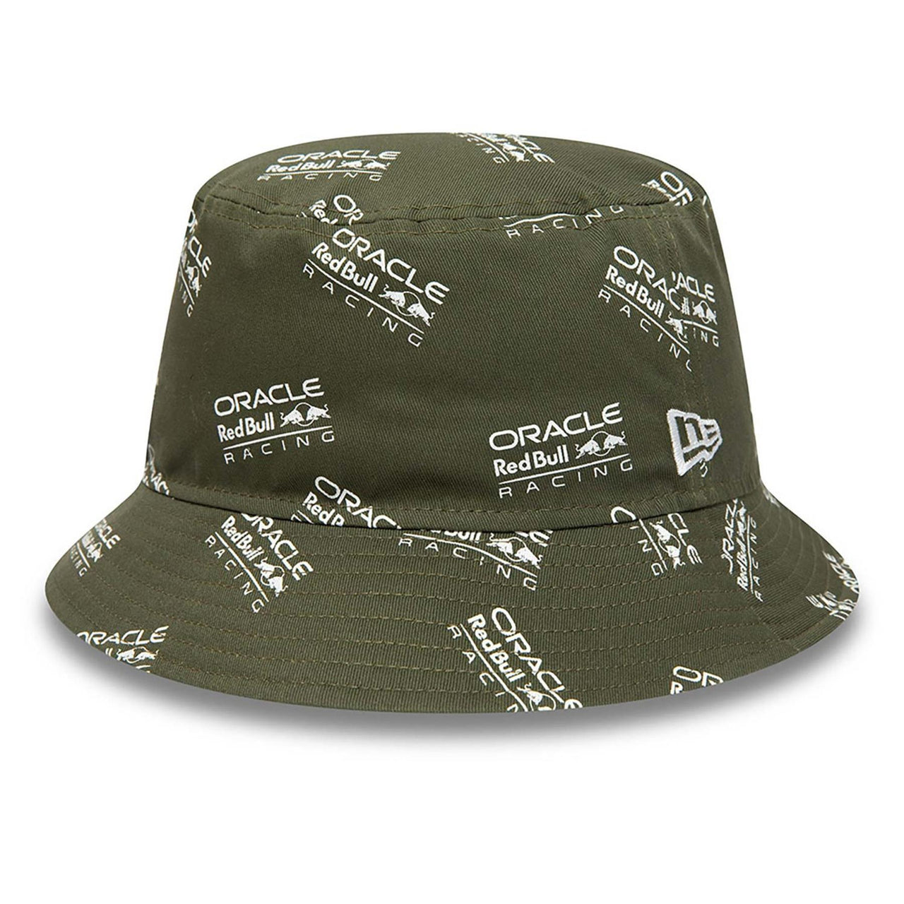 Oracle Red Bull Racing F1 New Era Seasonal AOP Bucket Hat | Olive | 2023