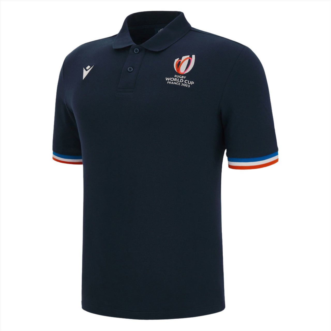 Macron Rugby World Cup 2023 Kid's Piquet Polo | Navy