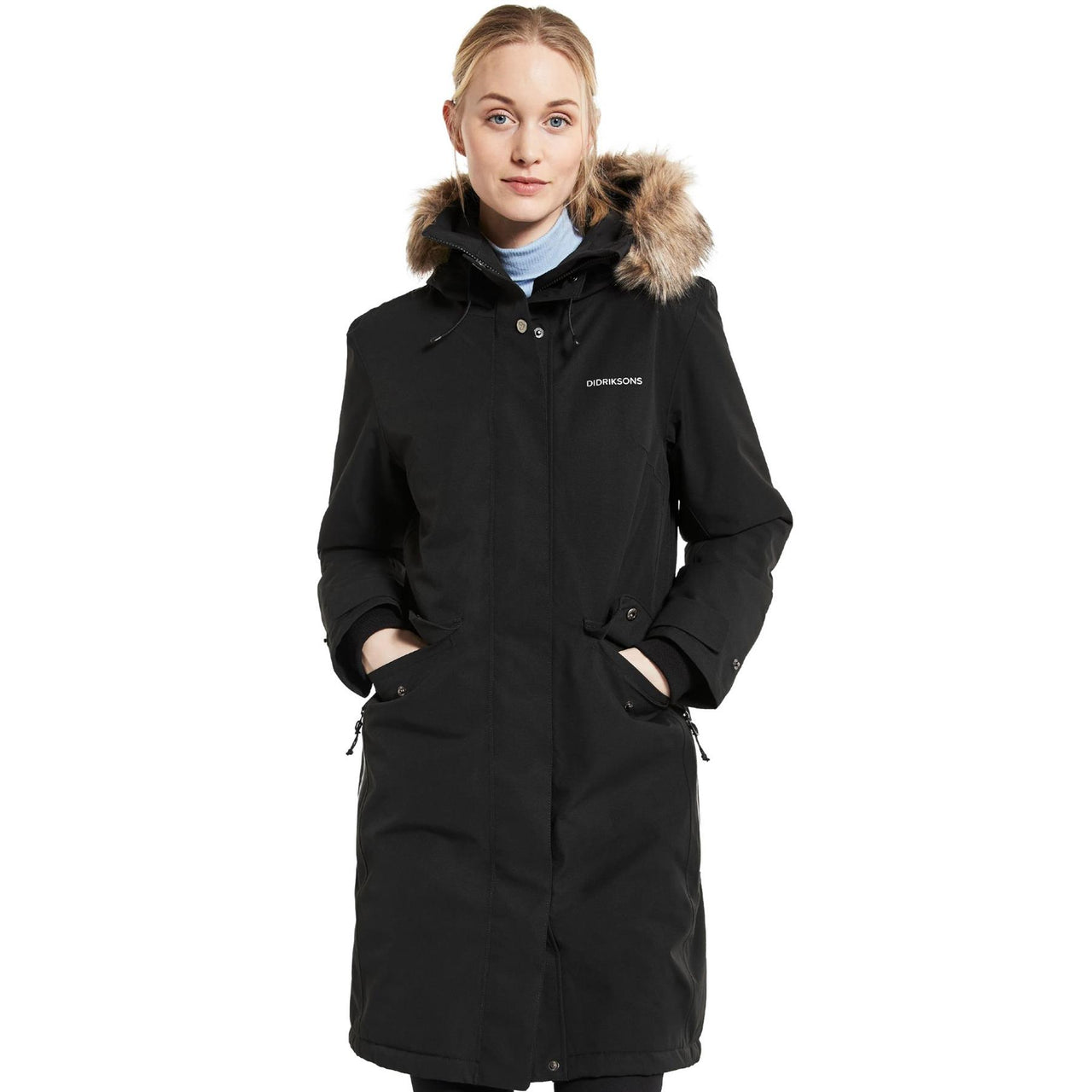 Didriksons Erika 3 Womens Parka | Black